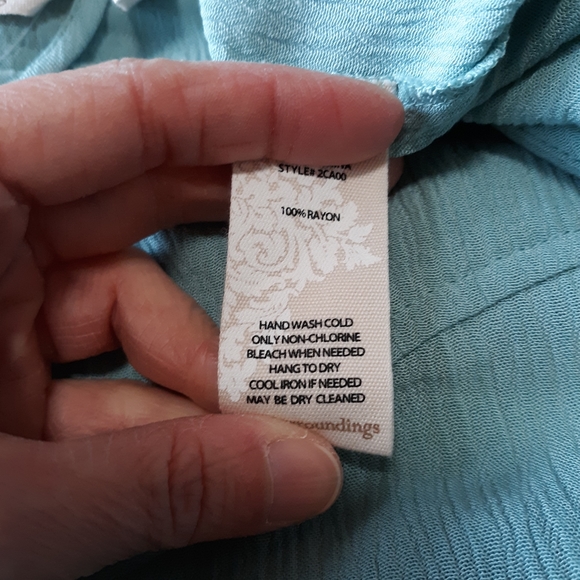 Soft Surroundings Light Blue Maxi Dress - Picture 7 of 12